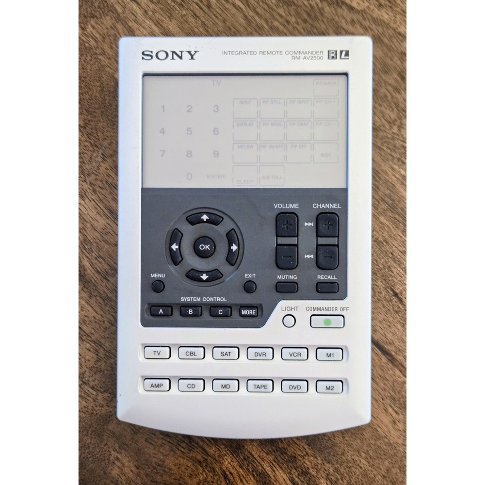 Sony RM-AV2500 Remote Commander Touchscreen Universal AV Control Tested/Working